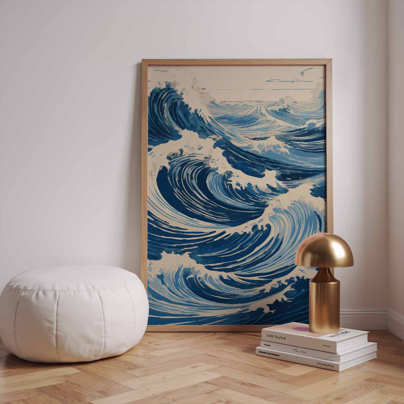 Dynamische Oceaangolven Poster-WallArtistic