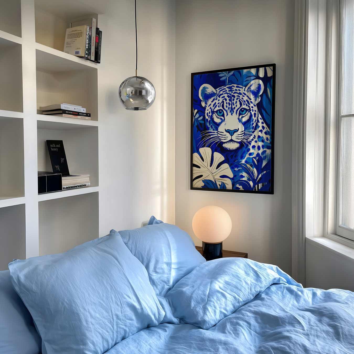 Jungle Leopard Power Poster-WallArtistic