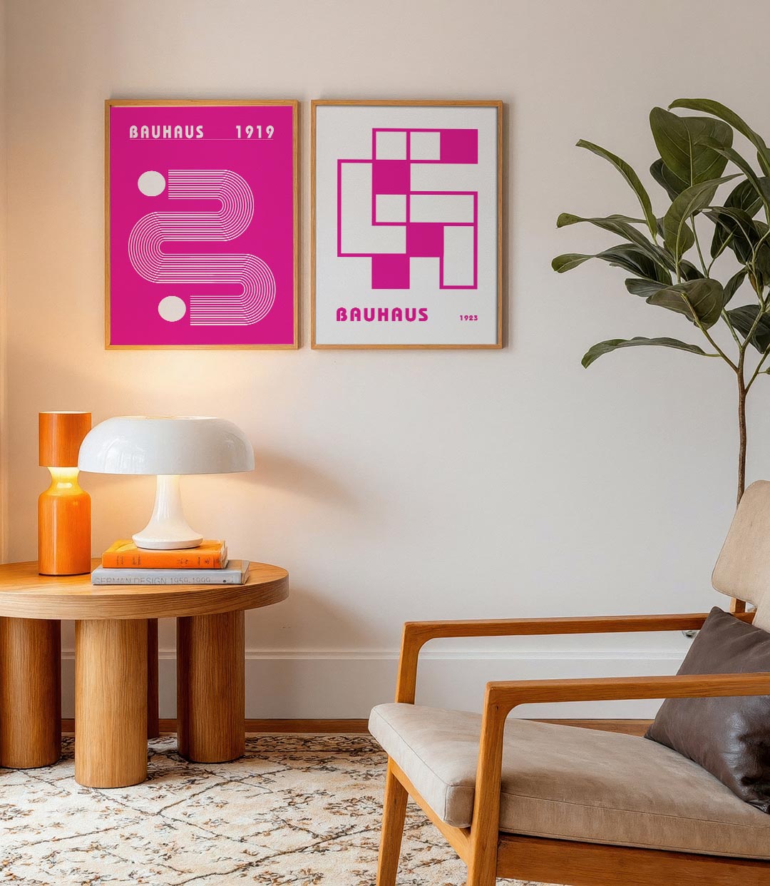 Lijnen en cirkel Posterset