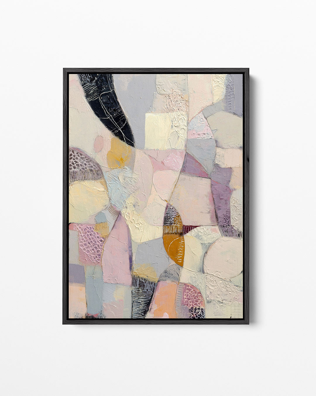 Organische vormen compositie Kunstwerk