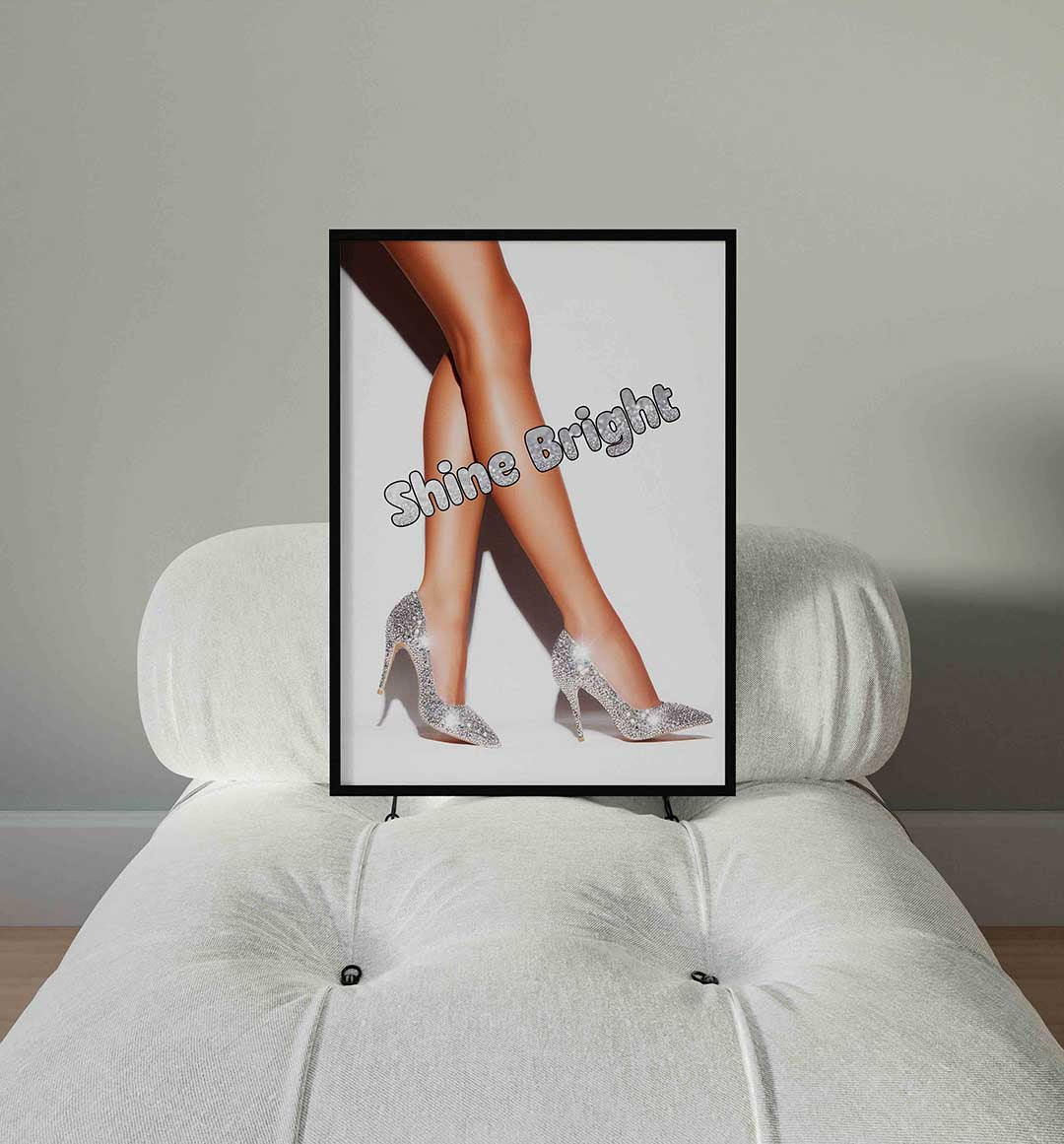 Glinsterende hakken Poster