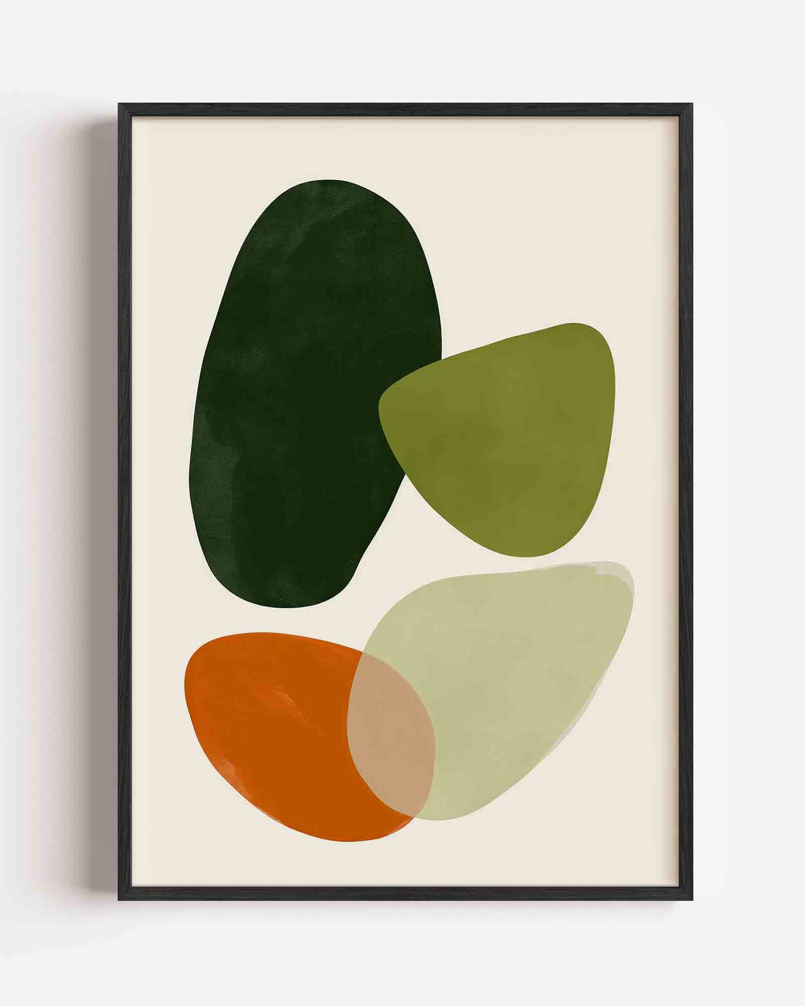 Abstracte vormen Poster