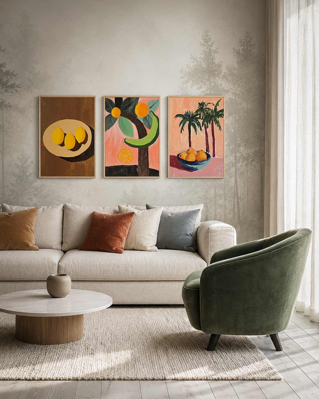 Citroenen op schaal Posterset