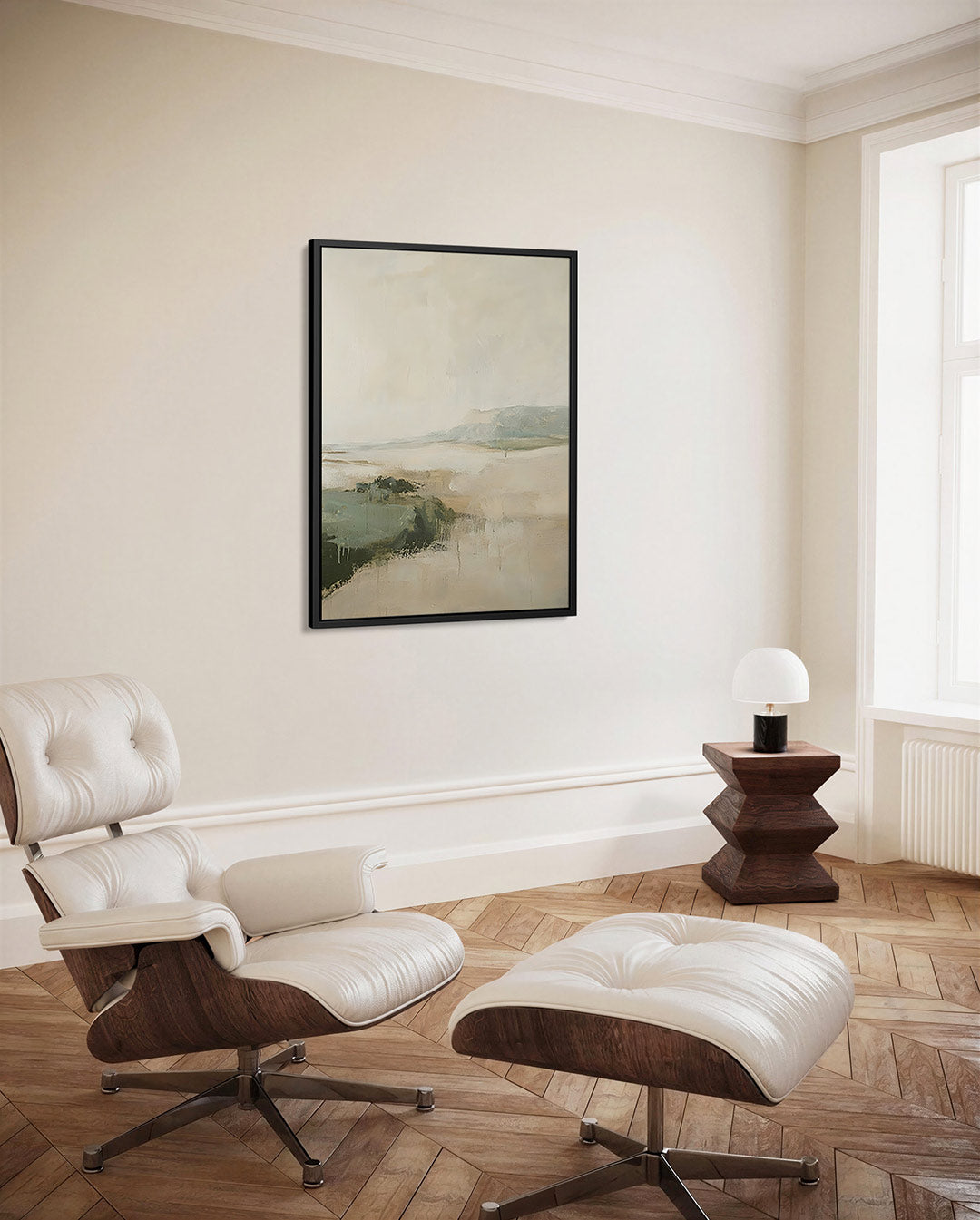 Rustige landschap compositie Kunstwerk