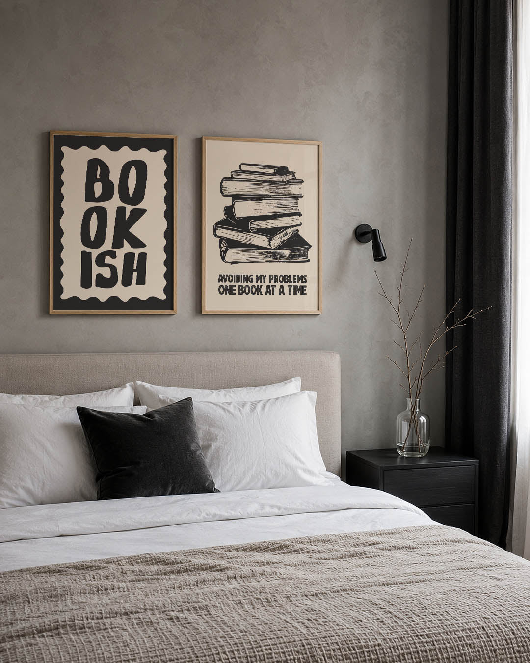 Golvende typografie Posterset