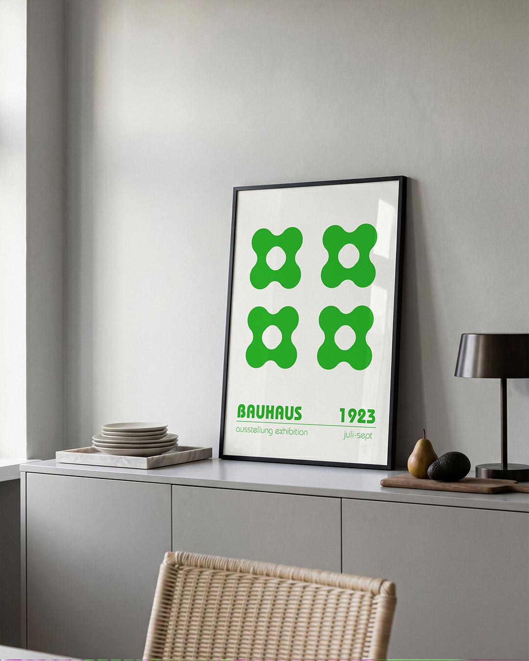 Vormritme groen Poster