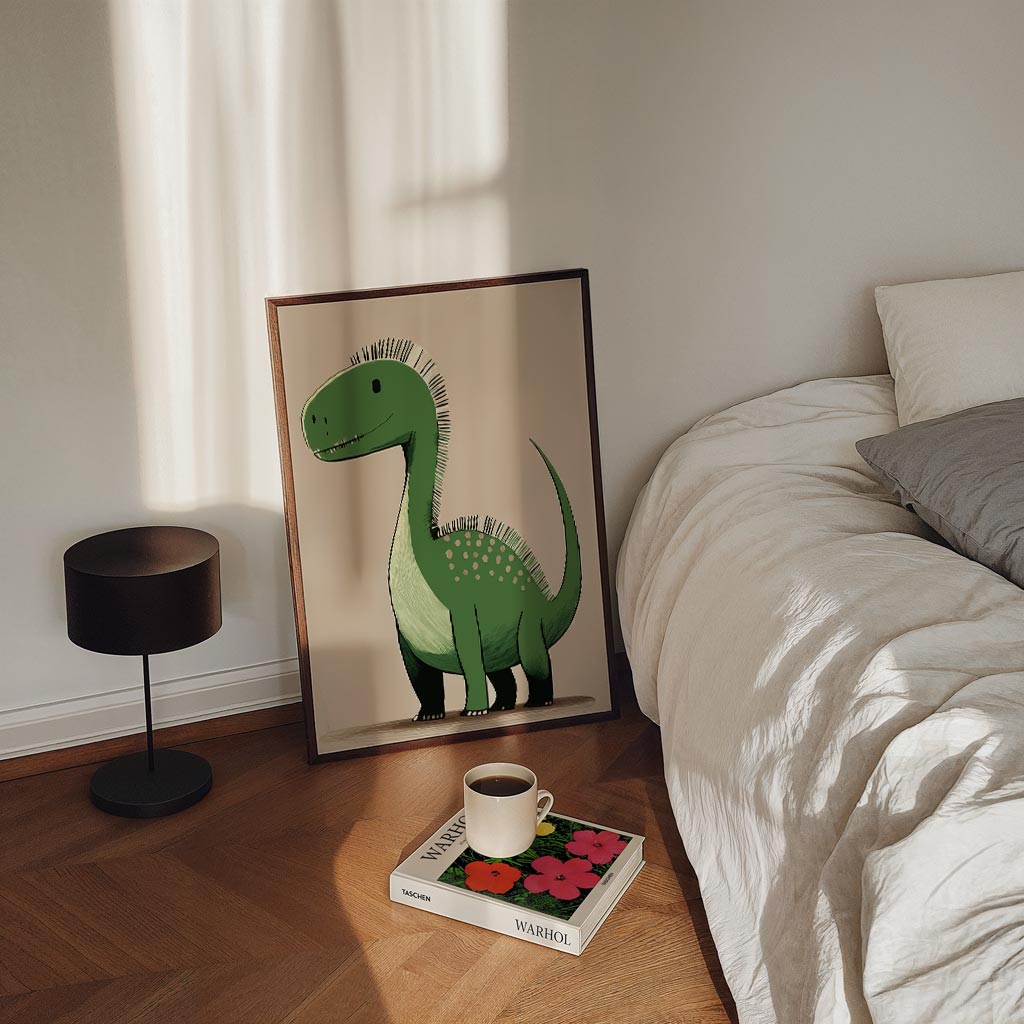 Schattige Dinosaur Poster-WallArtistic