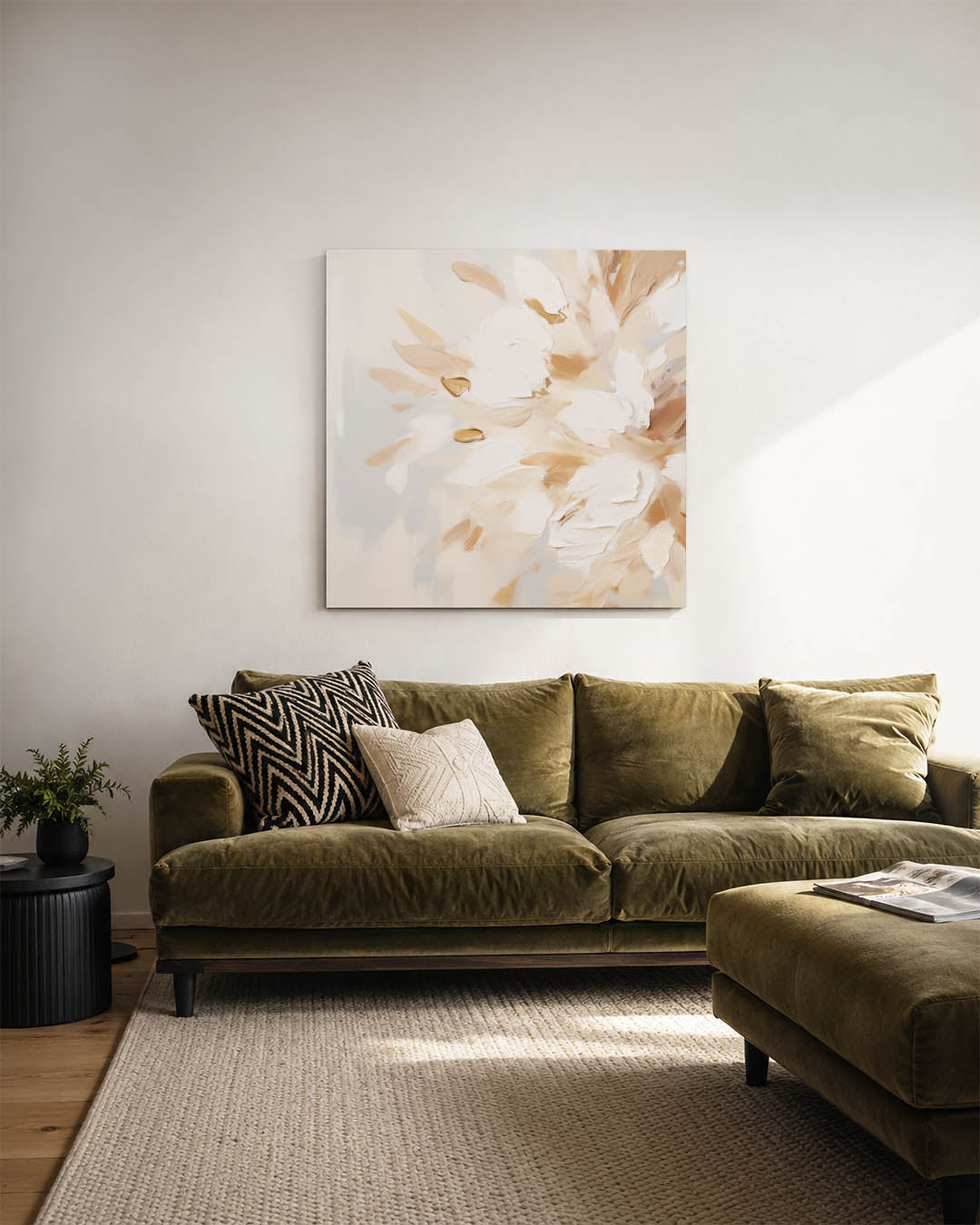 Organische vormen compositie Kunstwerk