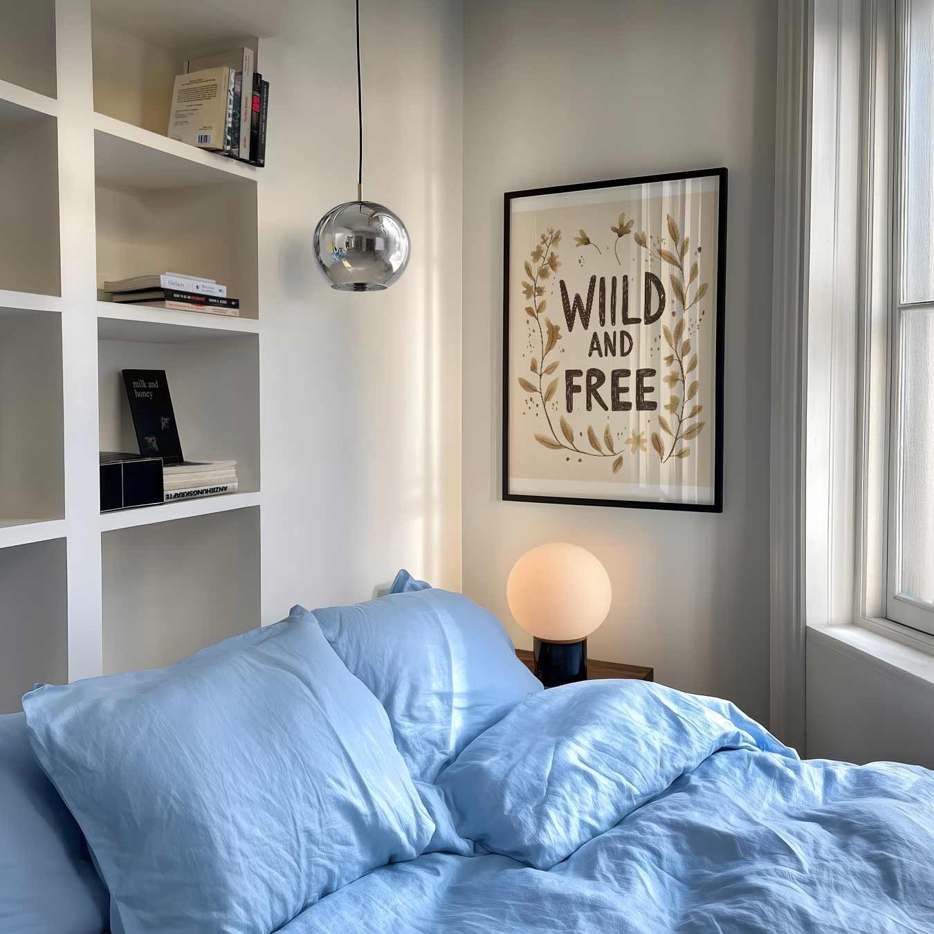 Wild and Free Boho Poster-WallArtistic