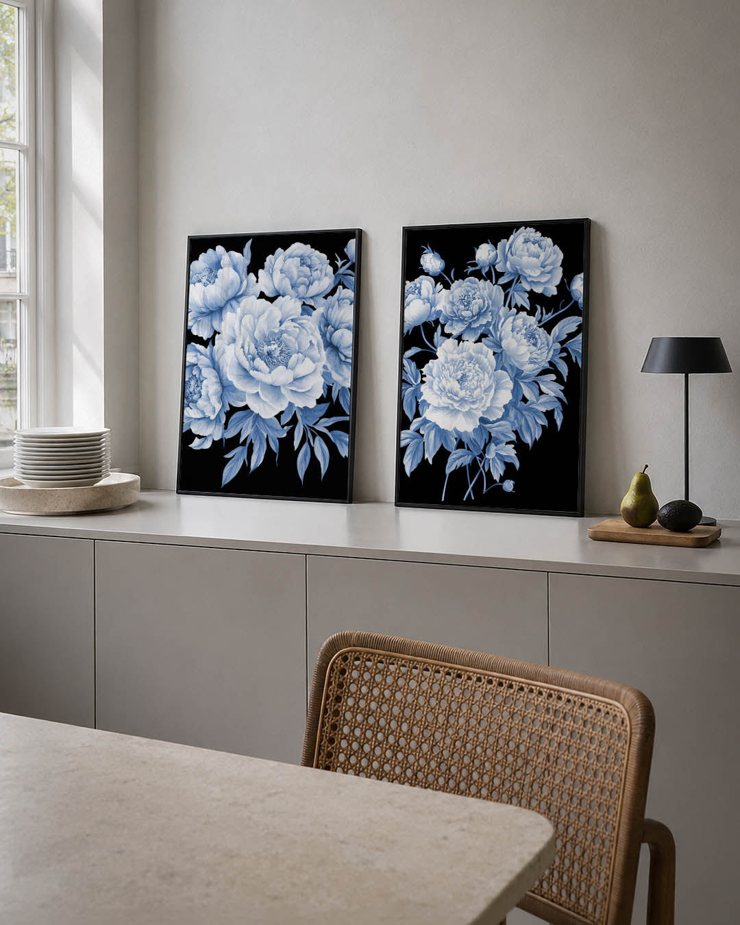 Bloemrijke sereniteit Posterset