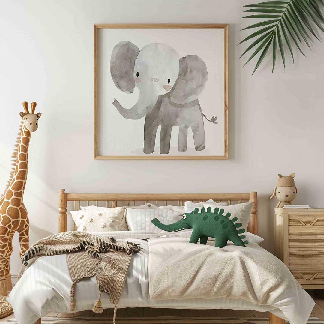 Schattige olifant Poster