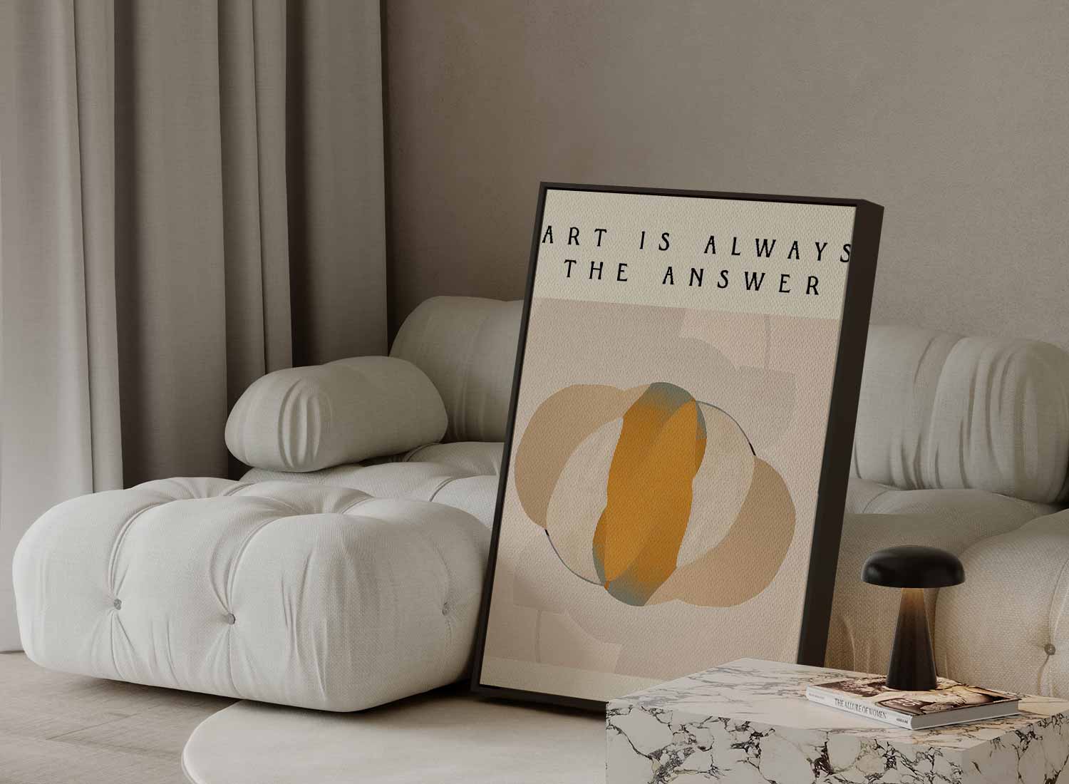Kunst is Altijd het Antwoord Kunstwerk-canvas-dibond-plexiglas-wanddecoratie-WallArtistic