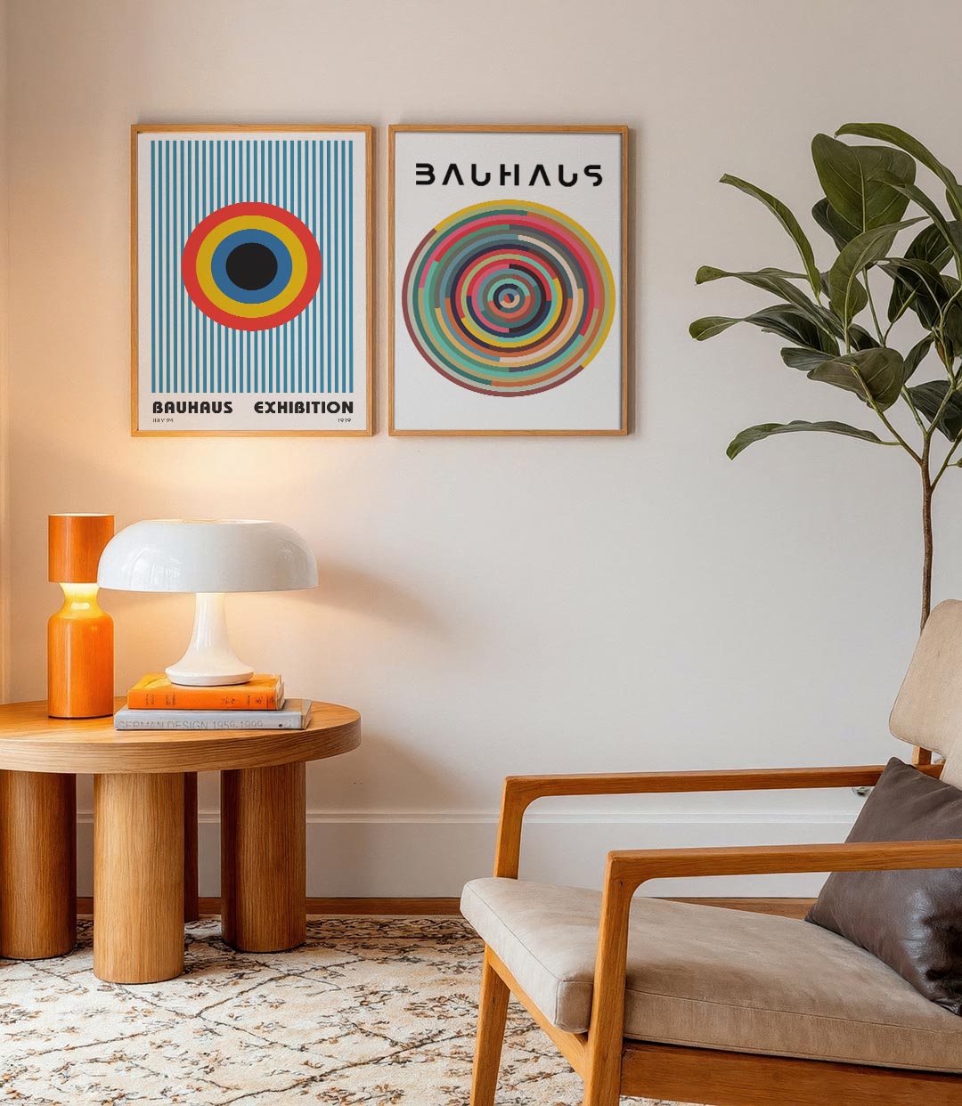 Cirkel en strepen Posterset