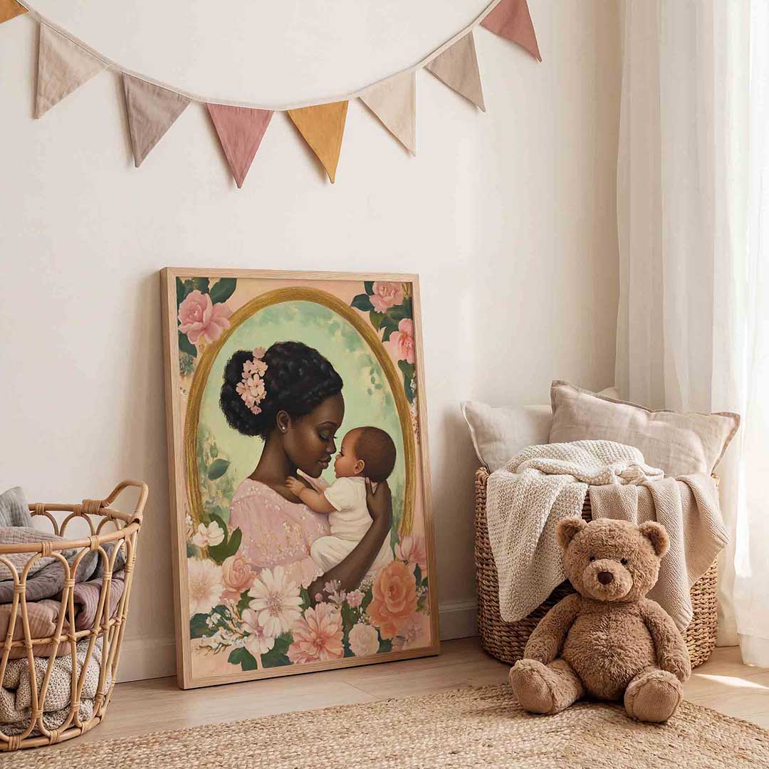 Moeder en kind Poster
