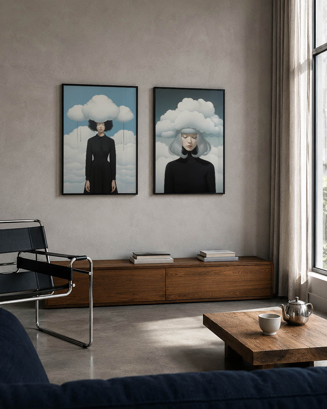 Dromerige wolken Posterset