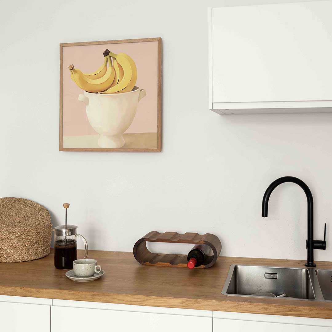 Bananen in schaal Poster