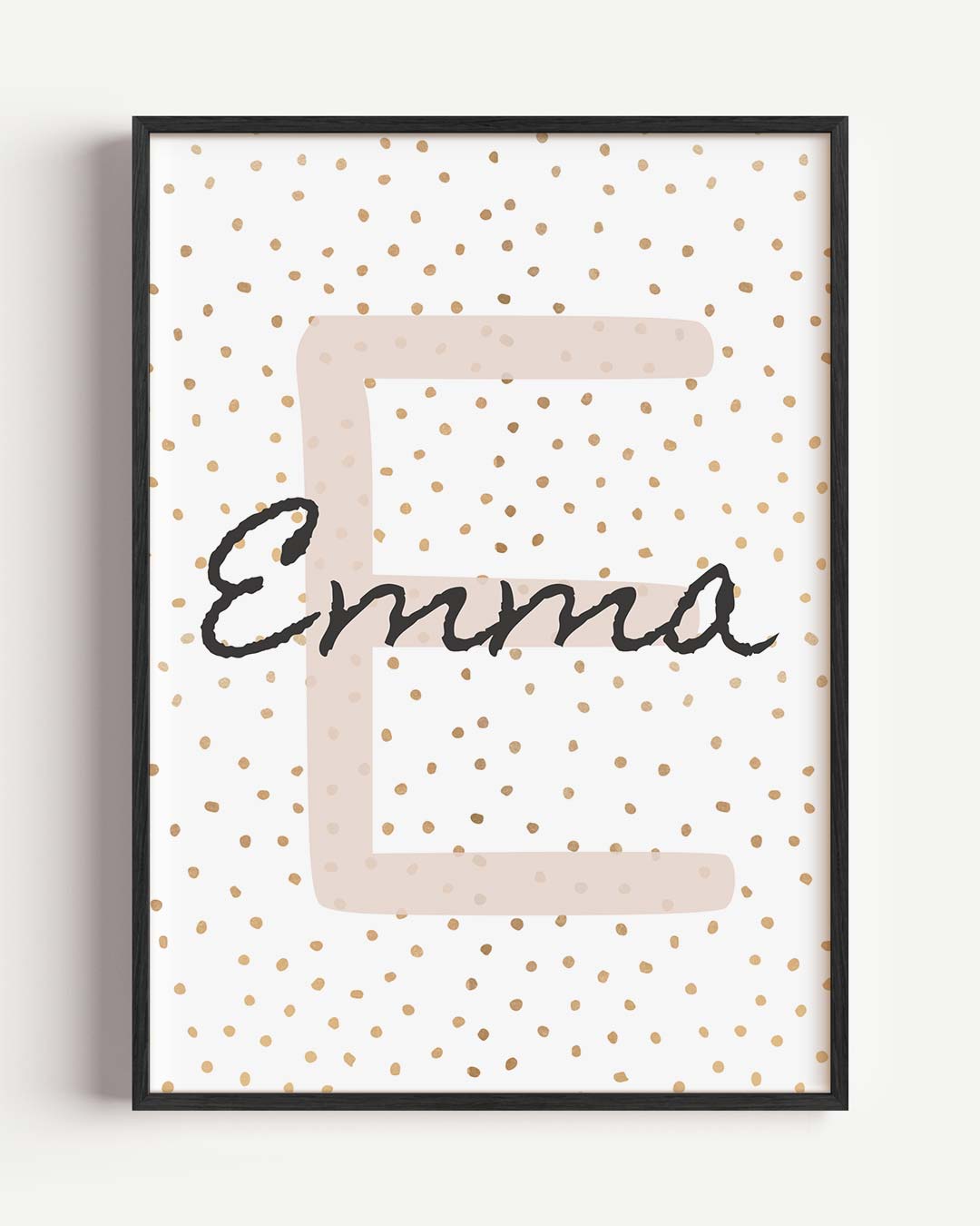 Persoonlijke Naam Poster Emma Poster-WallArtistic