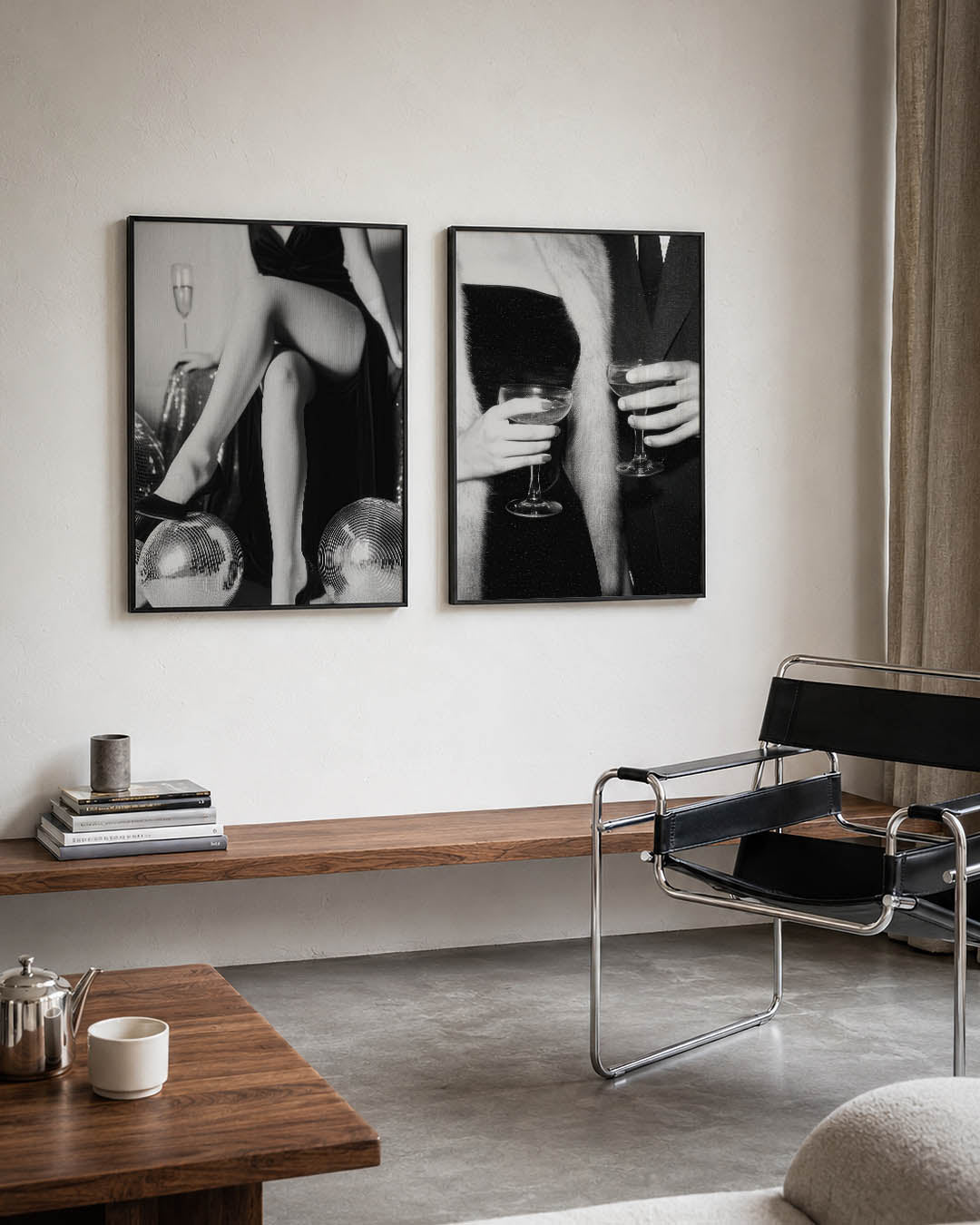 Glamour en reflectie Posterset