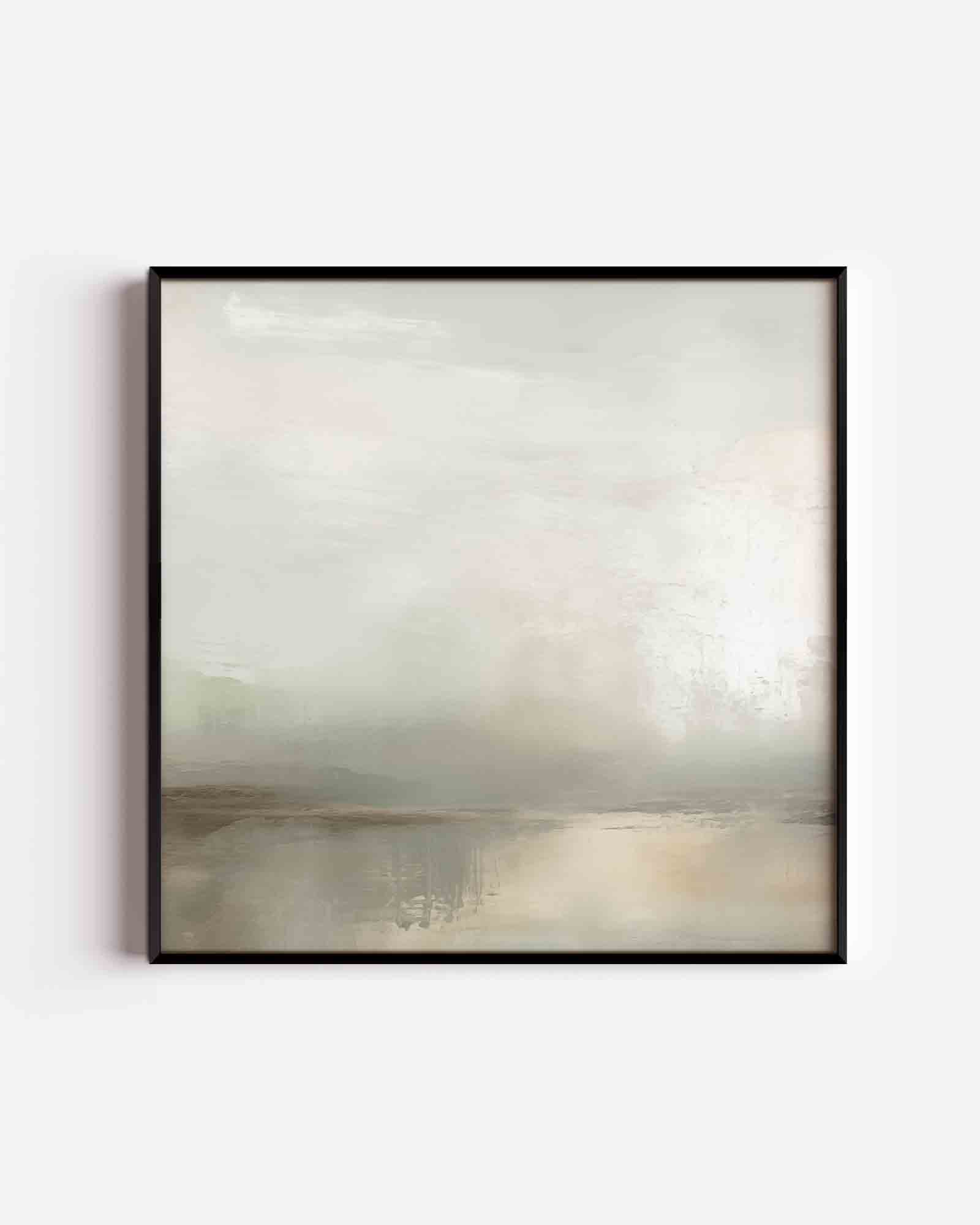 Abstracte landschap Poster
