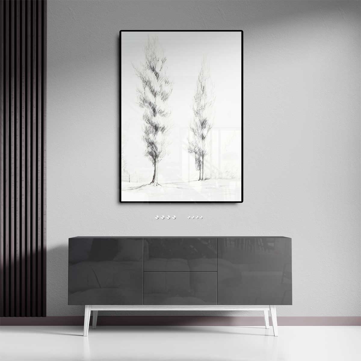 Sierlijke Populieren Kunstwerk-canvas-dibond-plexiglas-wanddecoratie-WallArtistic
