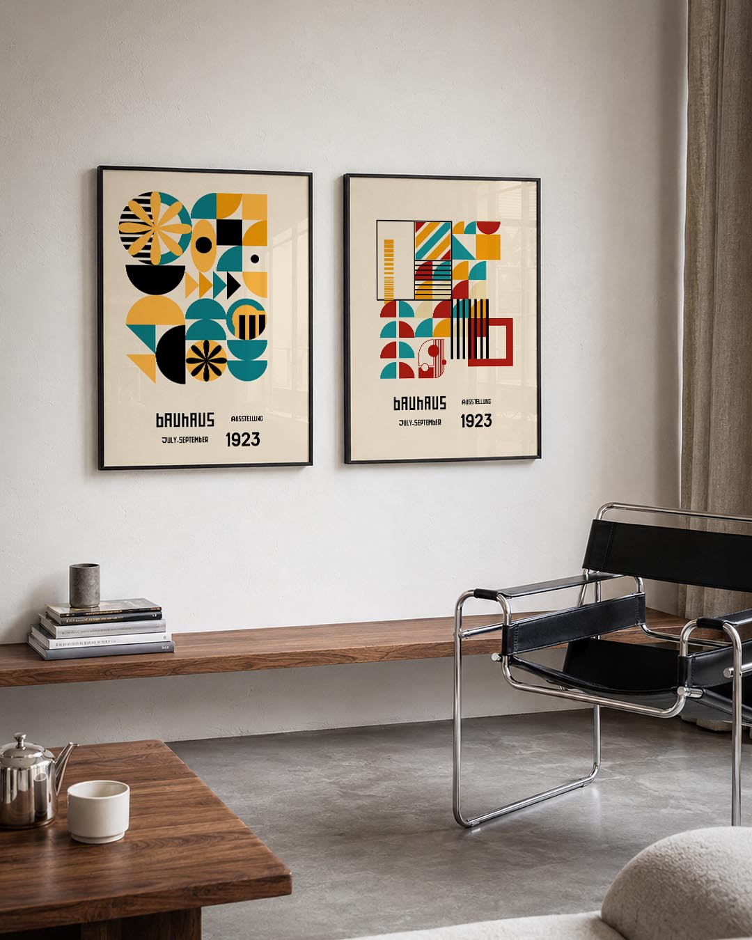 Vormenspel en kleuren Posterset