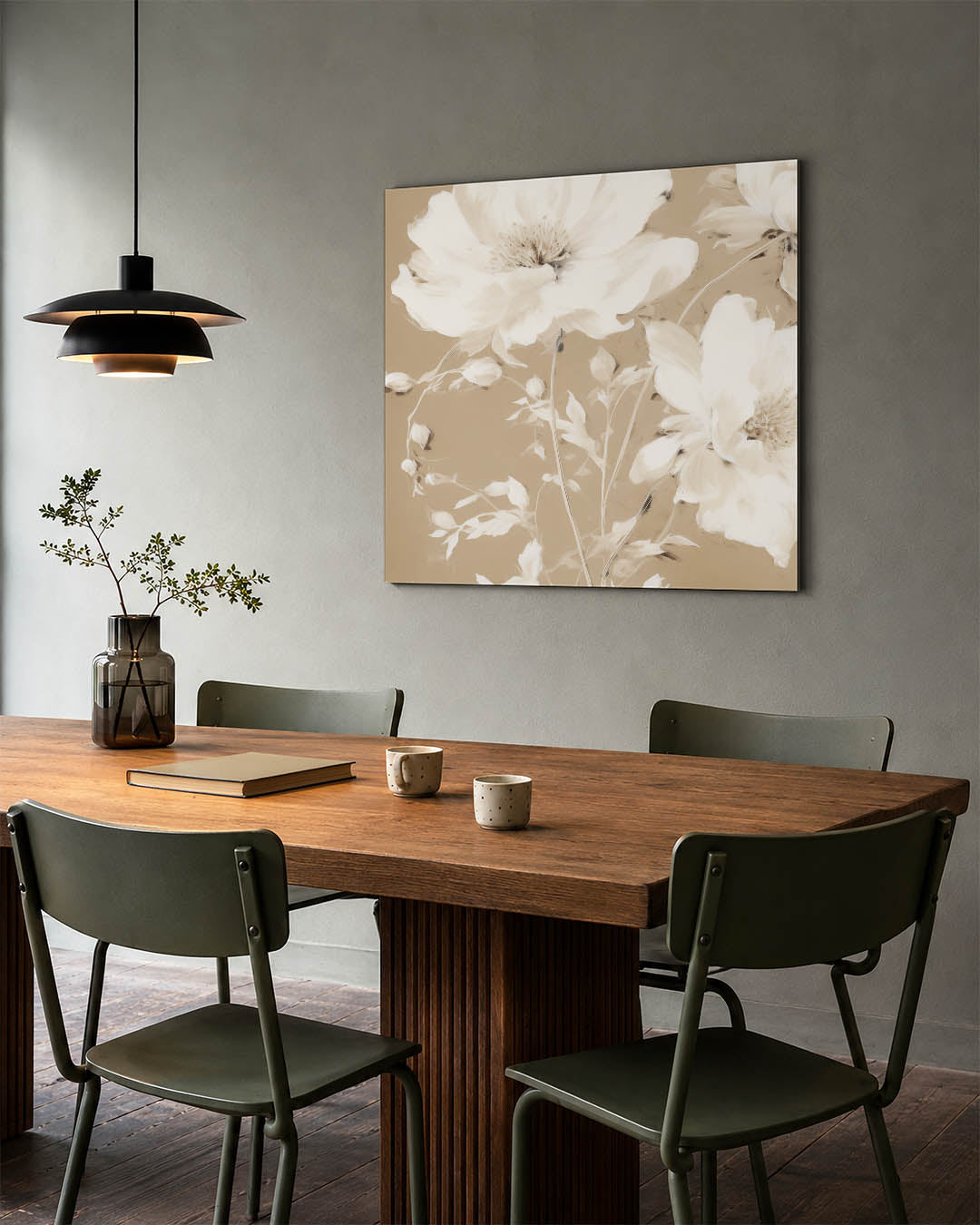 Bloemrijke elegantie Kunstwerk