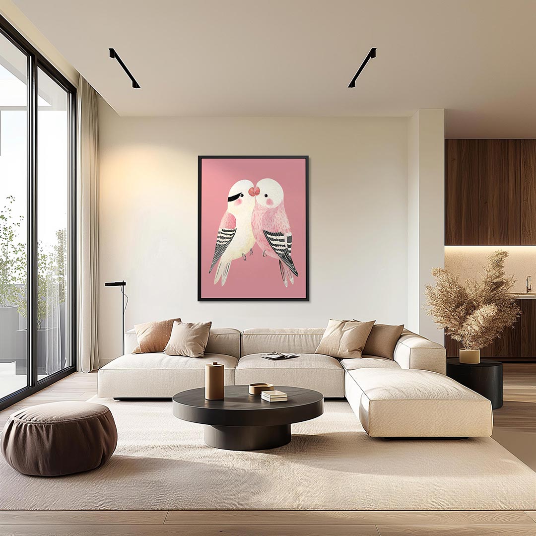 Vogels in harmonie Kunstwerk