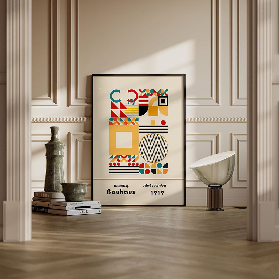 Vormen en vlakkenspel Poster