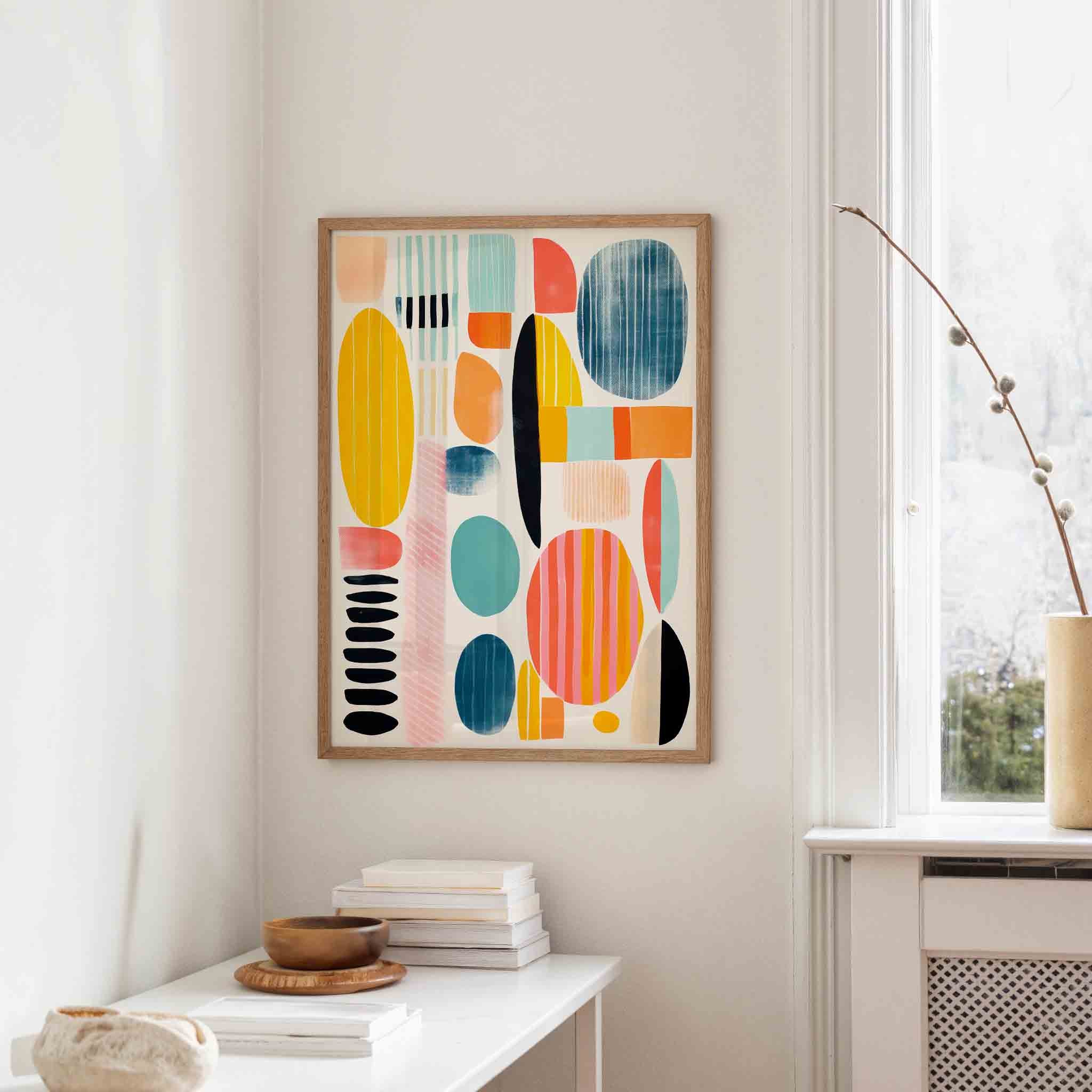 Abstracte vormen Poster