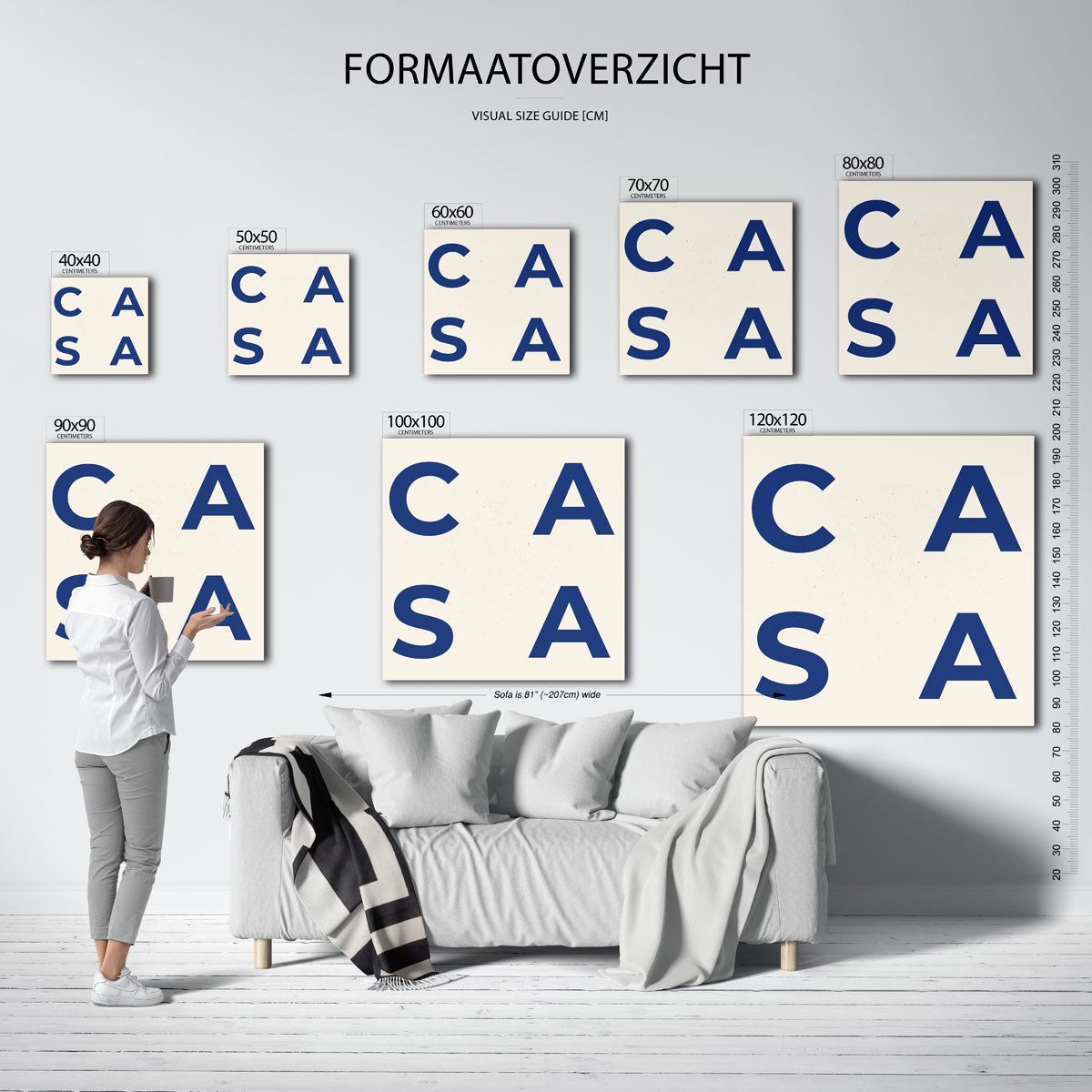 Casa letters Poster