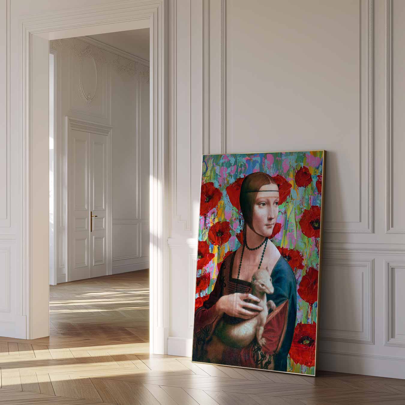 Vrolijke Renaissance Popart Poster-WallArtistic