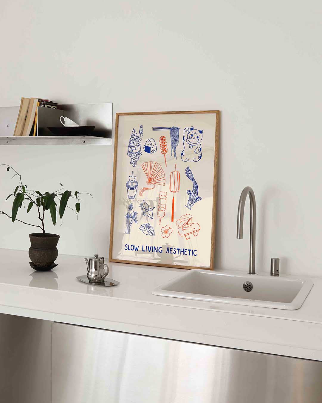 Slow living aesthetic Poster