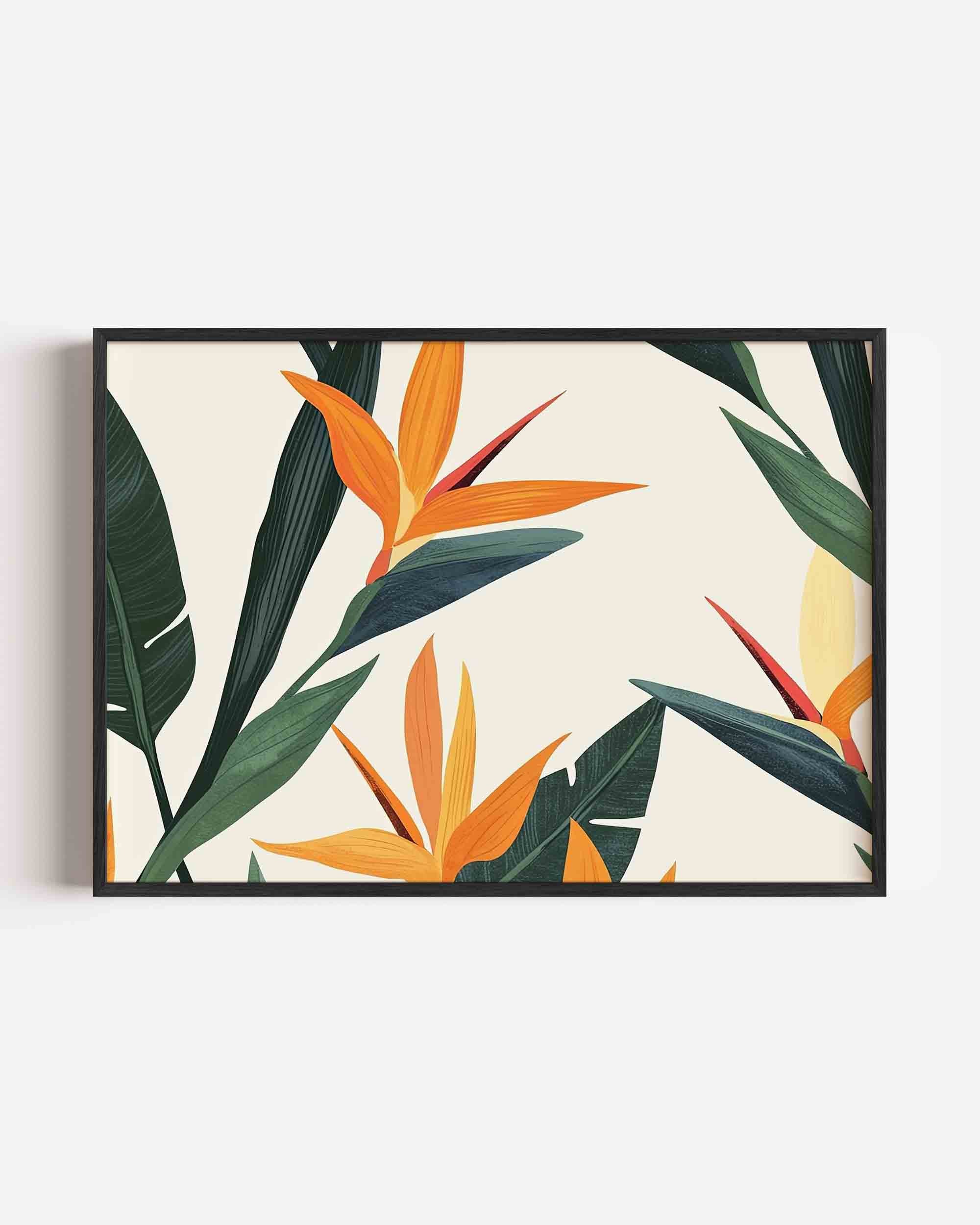 Tropische bloemen Poster