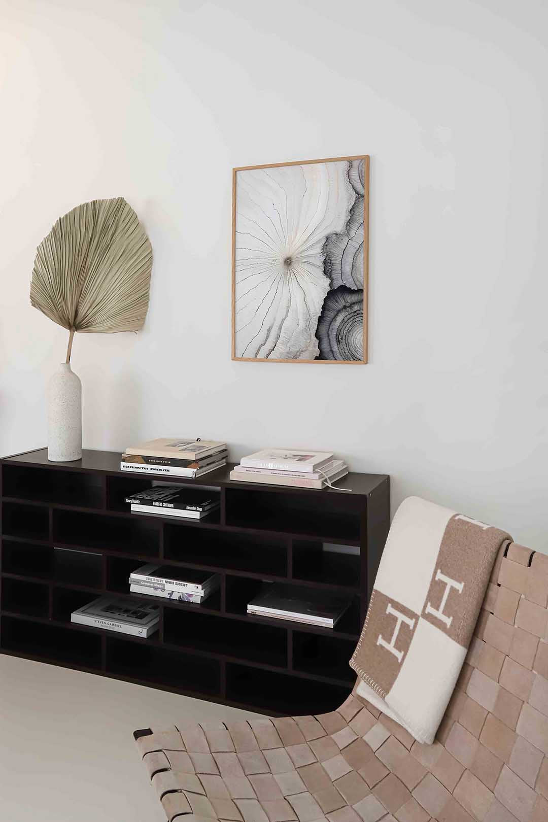 Houtnerf en ringen Poster
