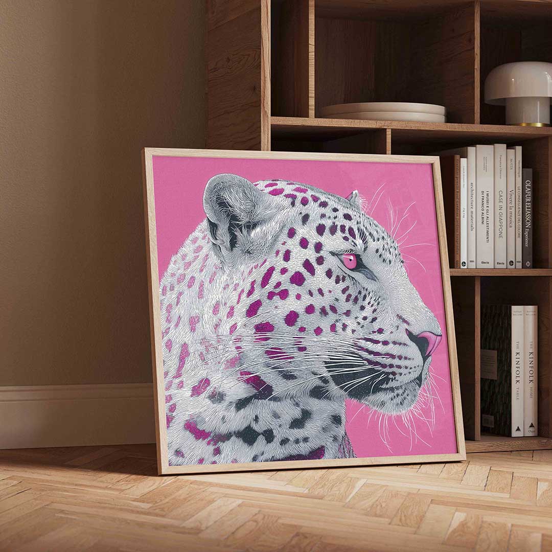 Roze luipaard Poster