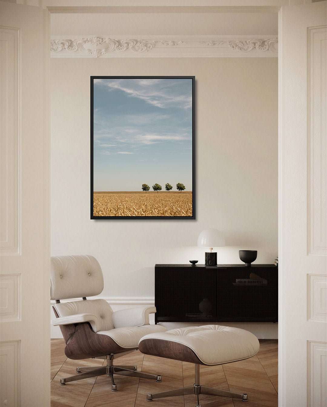 Rustige landschap weergave Kunstwerk