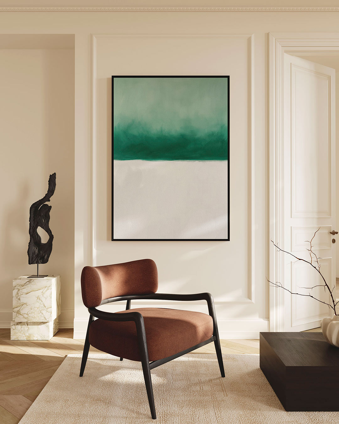 Groene overgang Kunstwerk