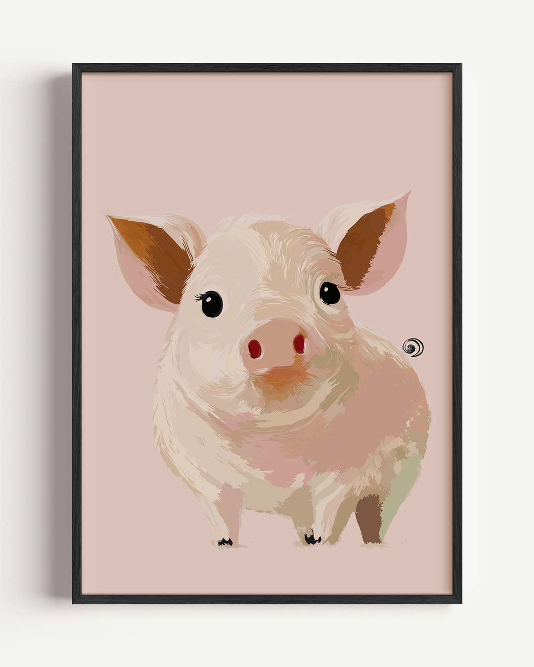 Schattige Varkensposter-WallArtistic