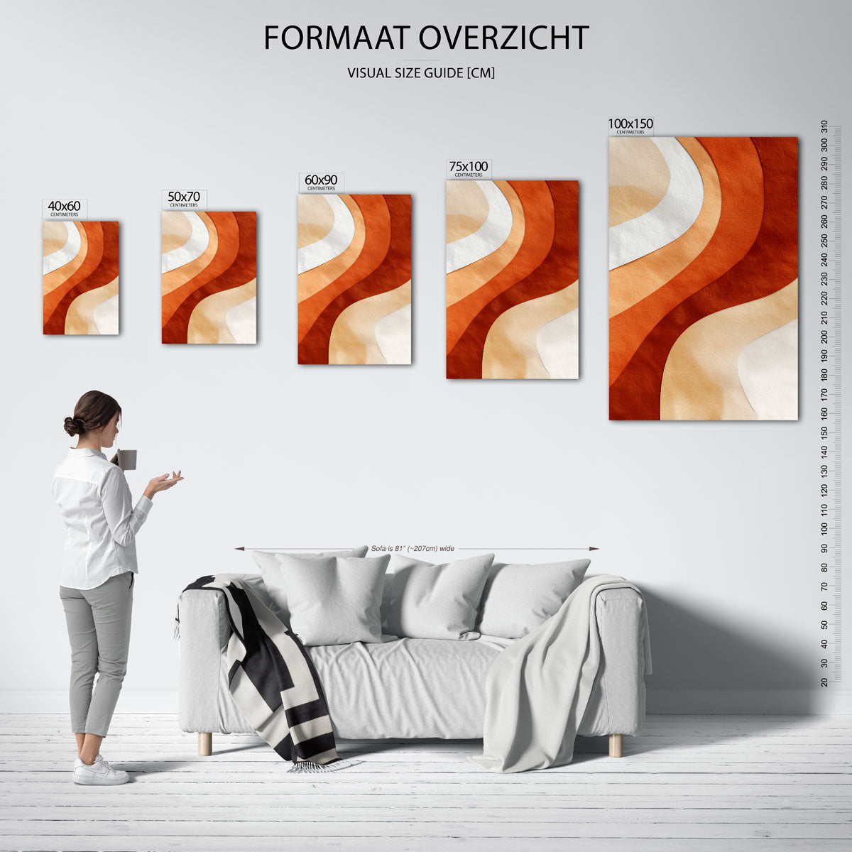 Kleurencompositie Kunstwerk