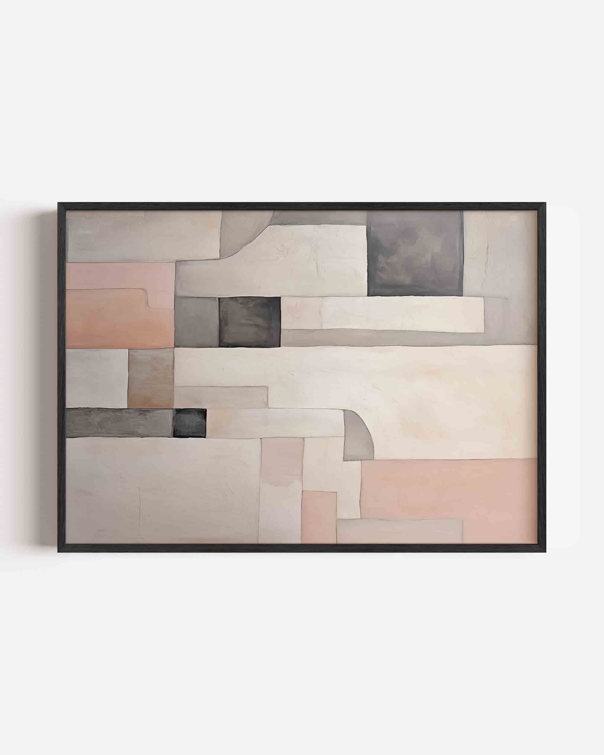 Abstracte vormen Poster
