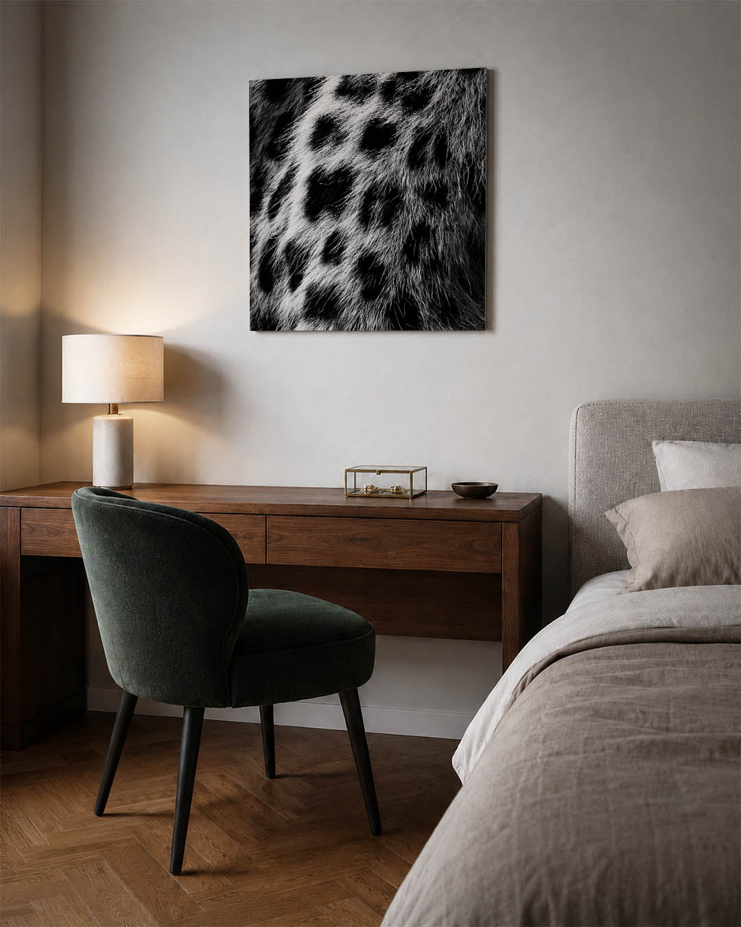 Dierenprint textuur Kunstwerk
