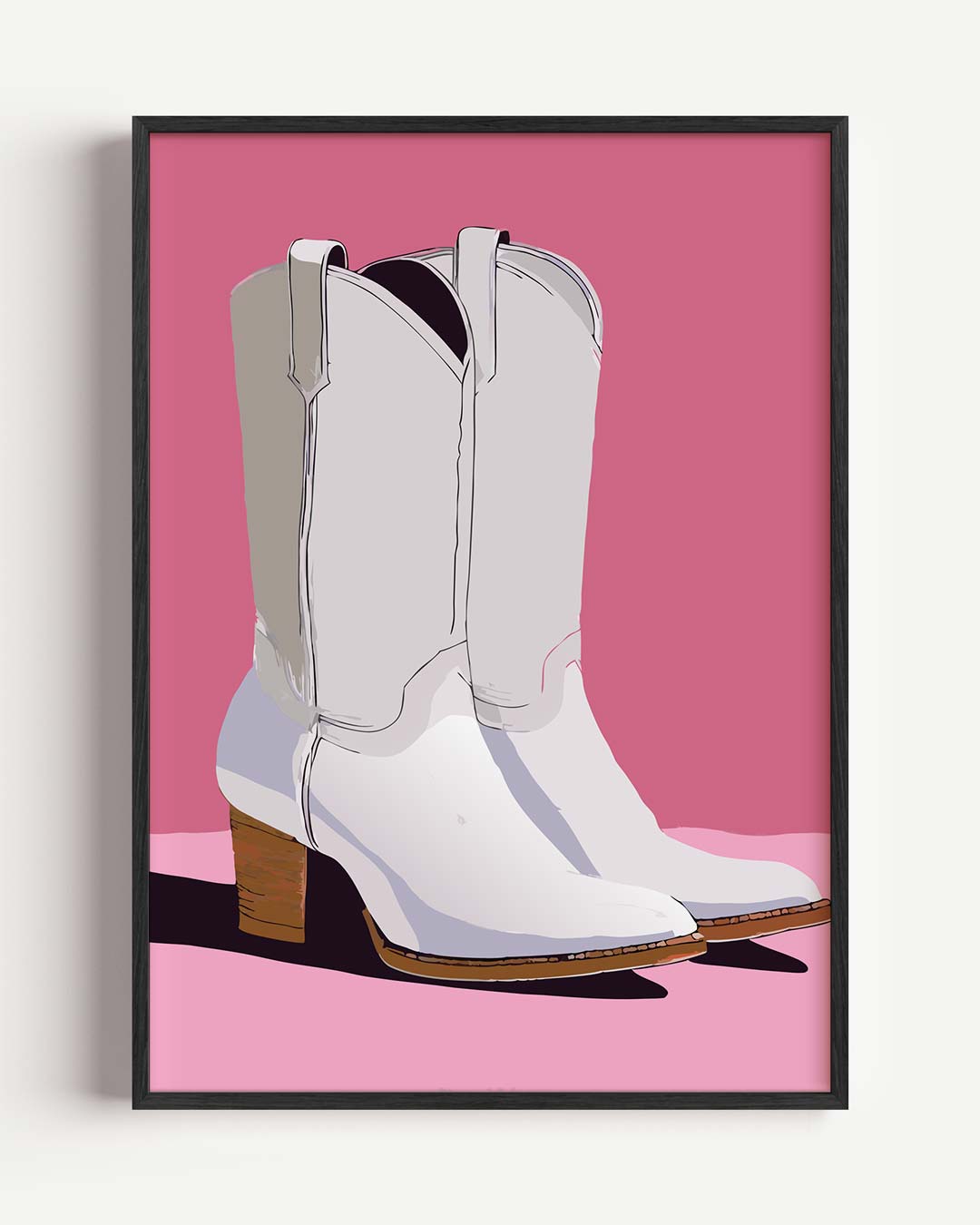 Stijlvolle Cowboylaarzen Poster-WallArtistic