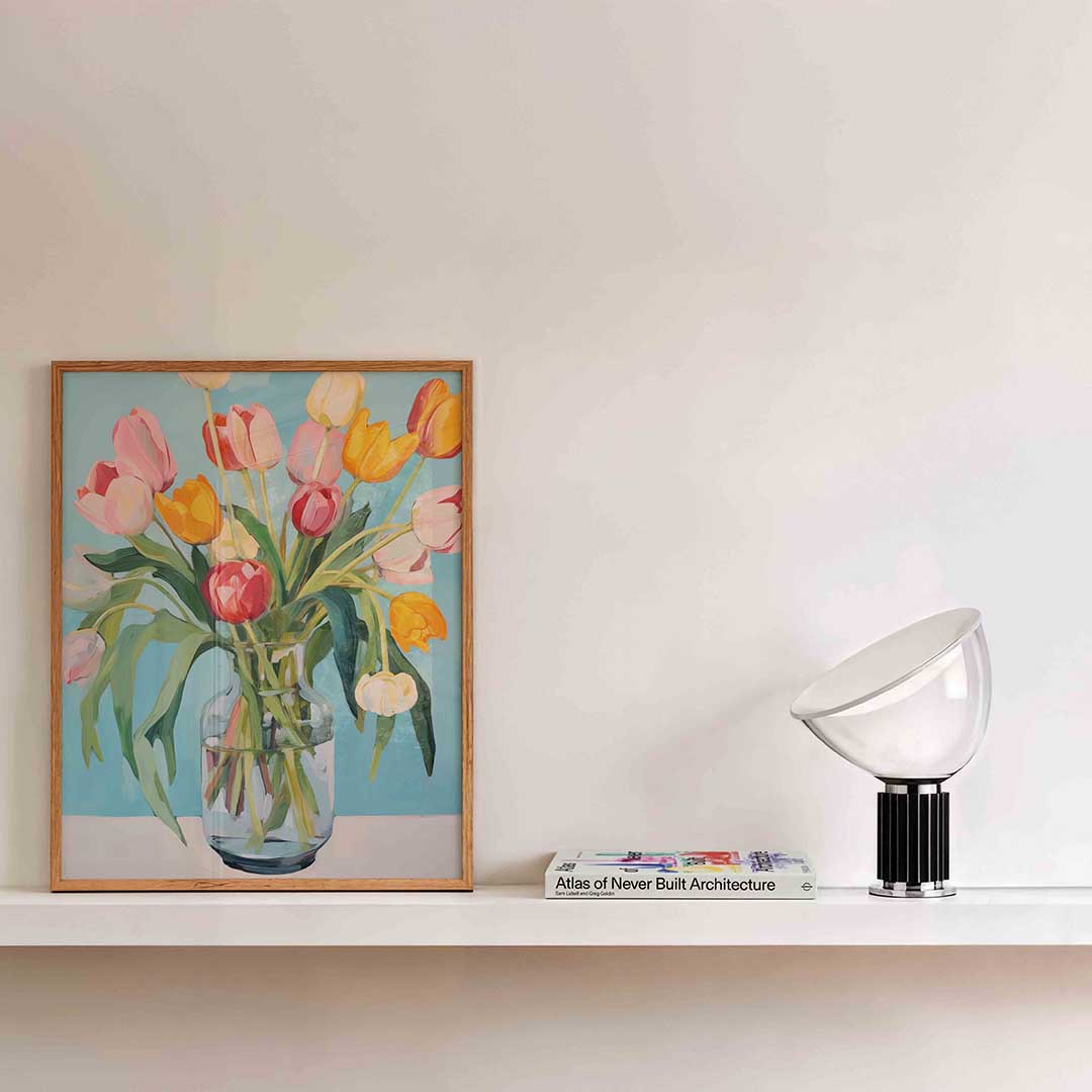 Tulpen in vaas Poster