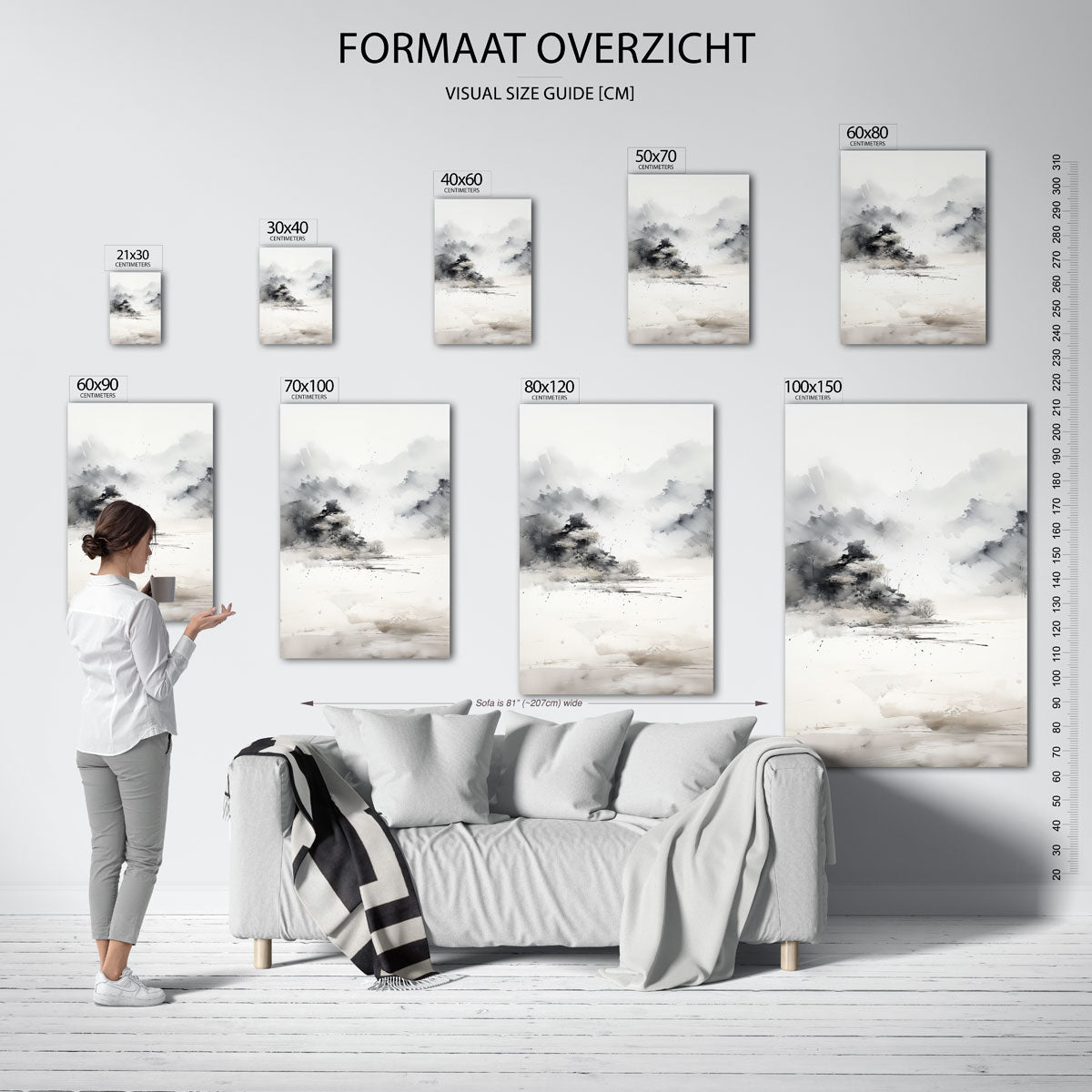 Berglandschap Poster