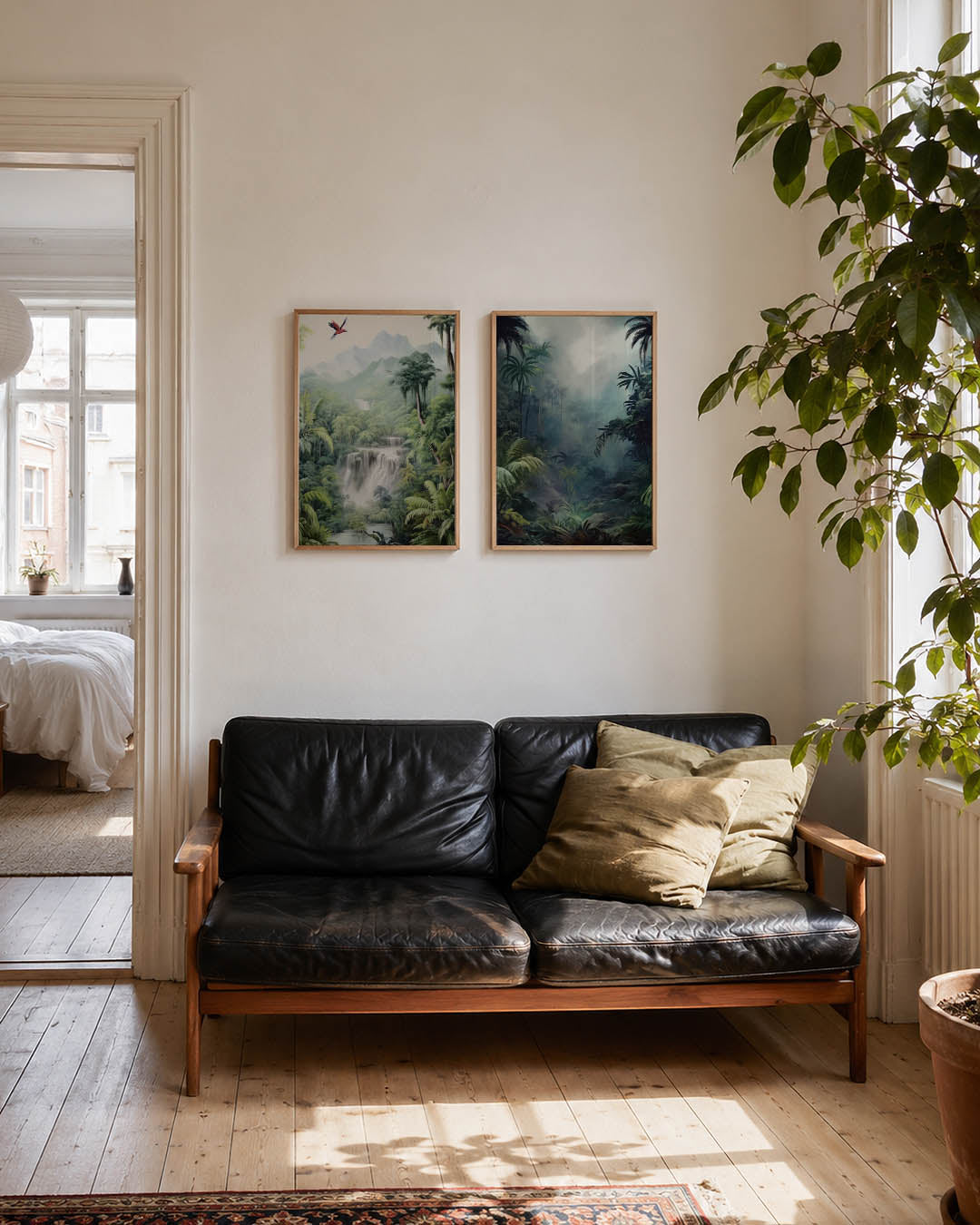 Natuurlijke sereniteit Posterset
