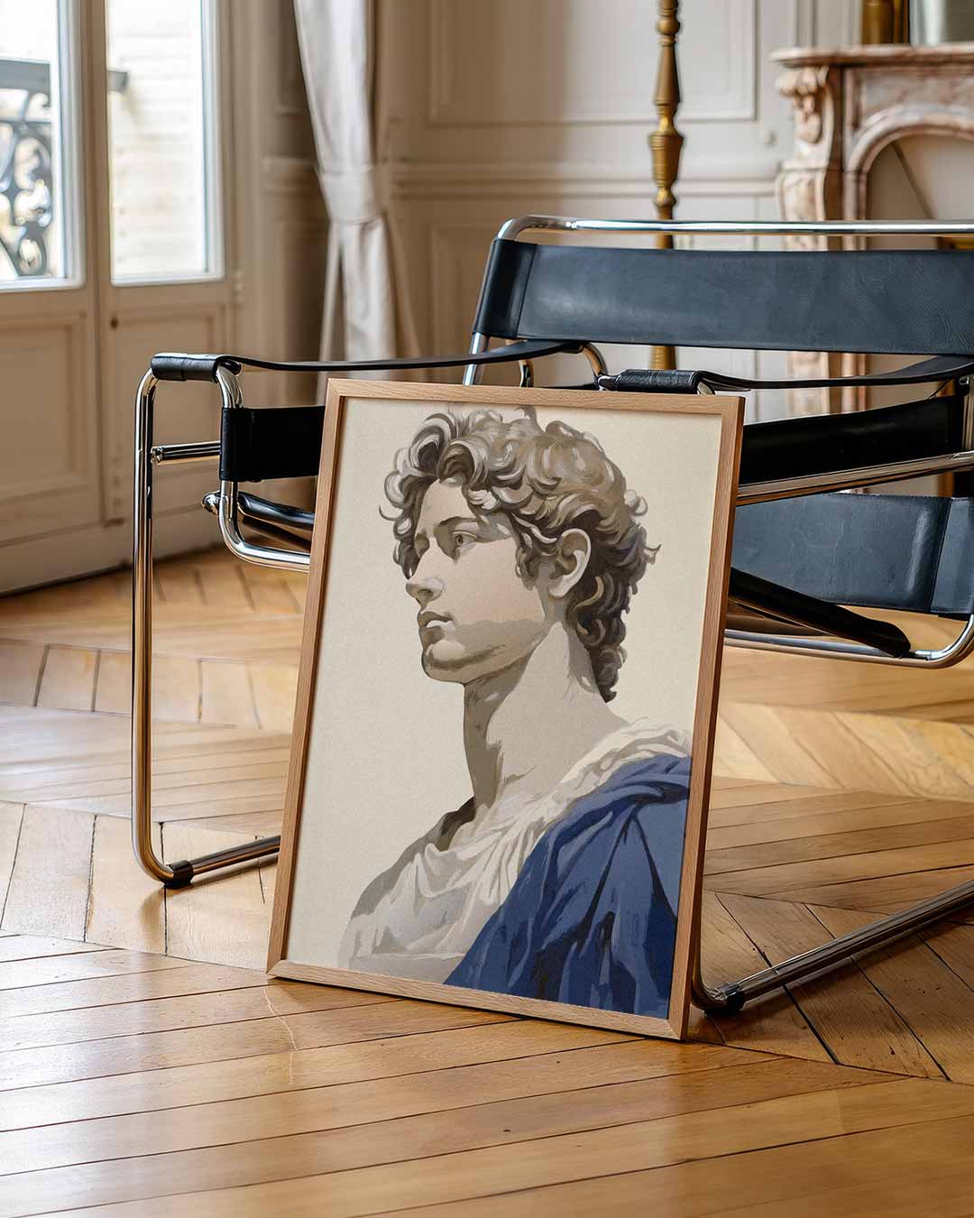 Klassiek Beauté Portret Poster-WallArtistic