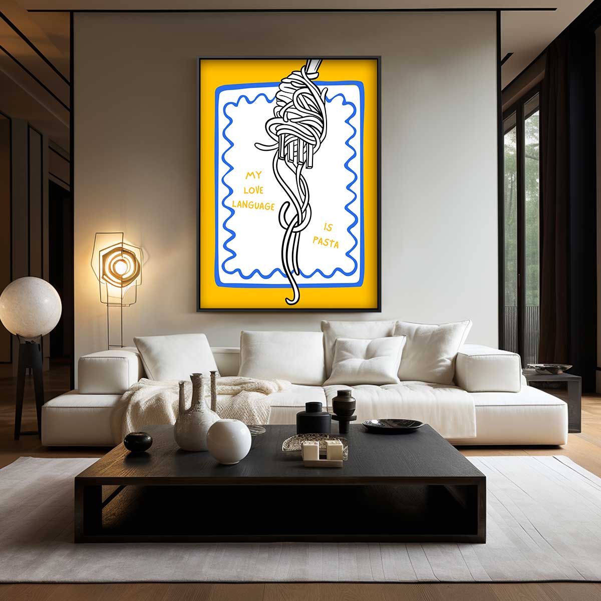 Pastaliefde Wanddecoratie Kunstwerk-canvas-dibond-plexiglas-wanddecoratie-WallArtistic