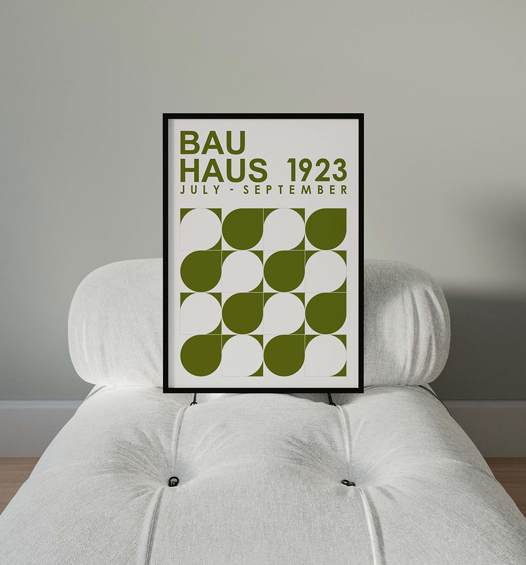 Vormritme en kleur Poster