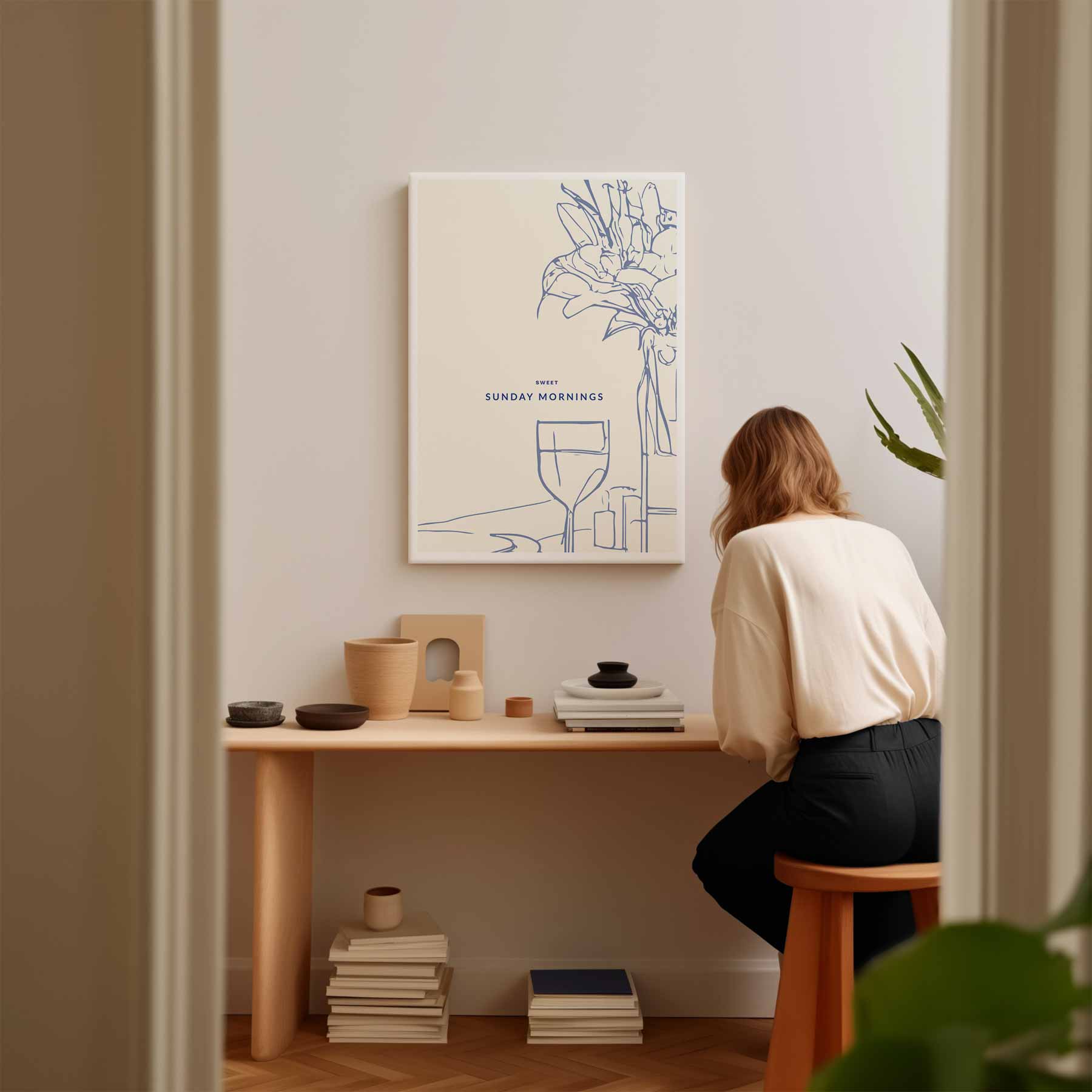 Sweet Sunday Mornings Kunstwerk-canvas-dibond-plexiglas-wanddecoratie-WallArtistic