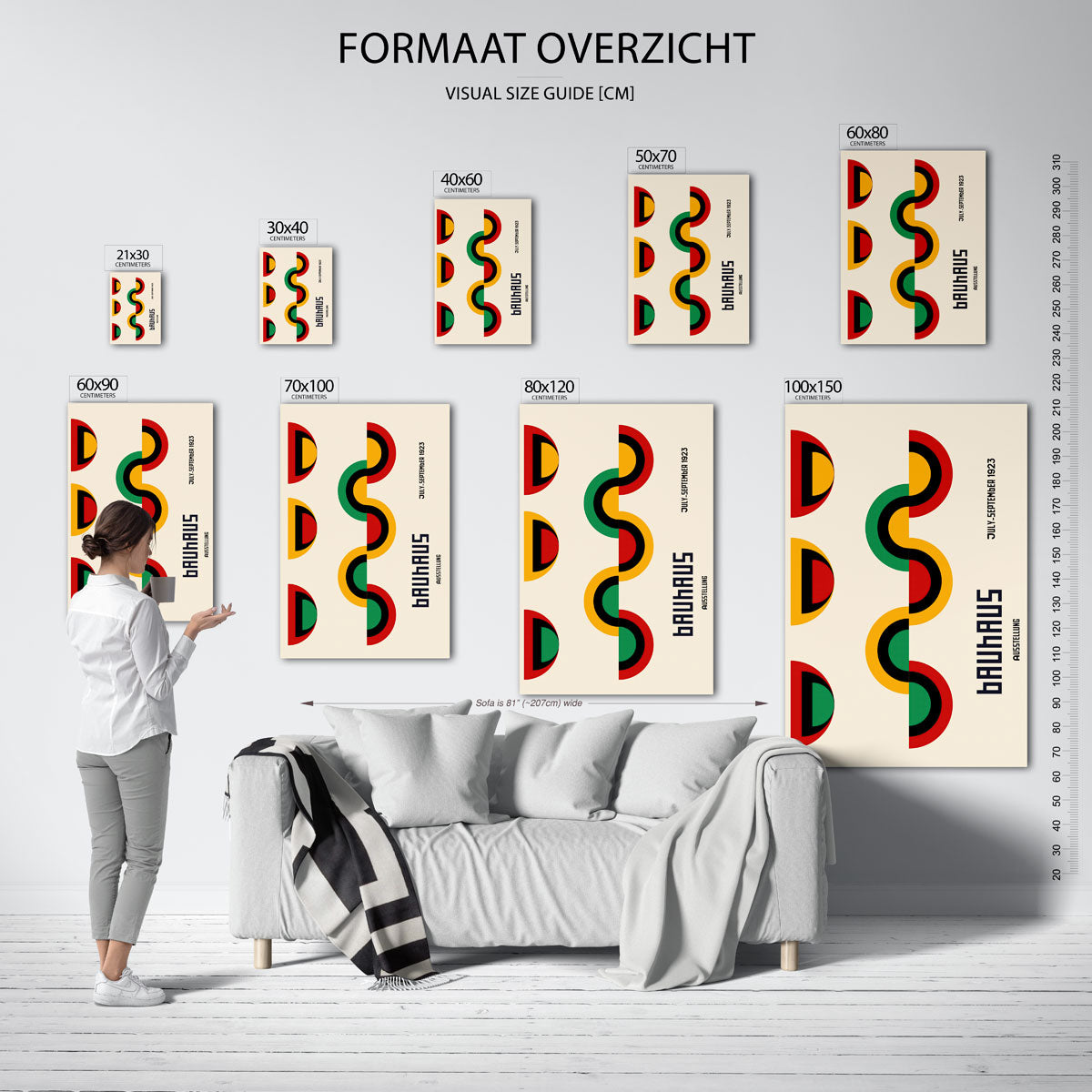 Vormen en vlakken Poster